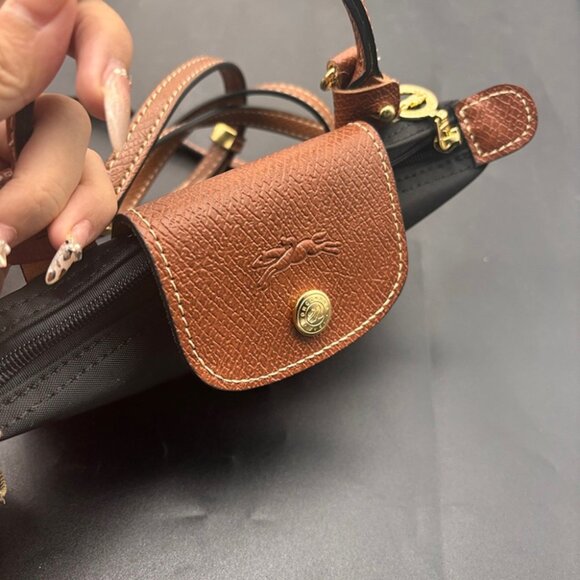 Longchamp Le Pliage XS Mini Tote Shoulder Bag Black Handbag - Multiple Colors - Picture 4 of 4